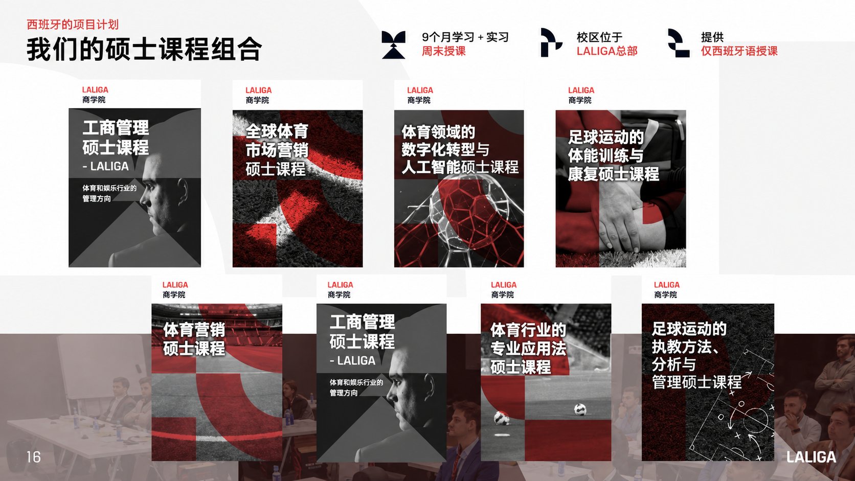 西甲商学院 8 大硕士课程组合